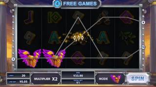 Age of the gods goddess of wisdom - playtech jackpot slot screenshot 3