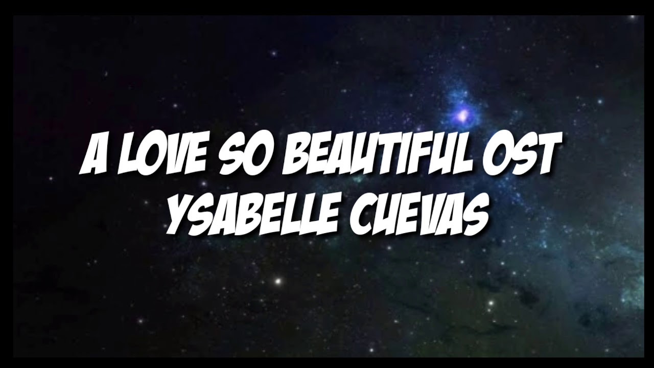 A Love So Beautiful Ost English Version Lyrics Youtube 
