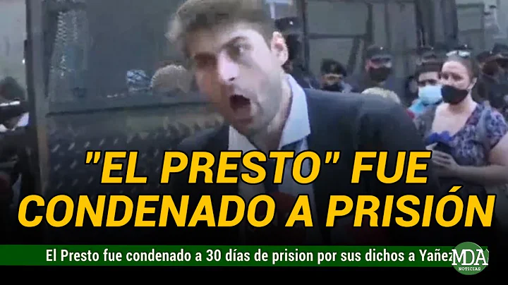 PRESTO HABL tras ser CONDENADO a PRISIN DOMICILIAR...