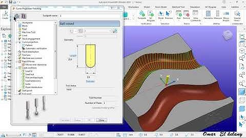 PM - projection curve finishing