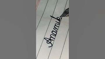 Write your name in the comment section #calligraphy #handwriting #writingstyle #writingskills
