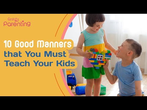 10 Good Manners that You Must Teach Your Kids