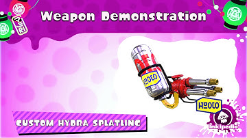 Custom Hydra Splatling ~ Weapon Demonstration (Splatoon)
