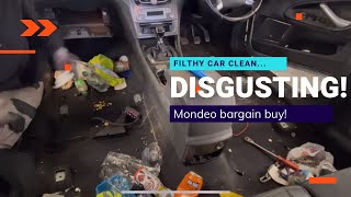 Just pure cleaning noise /ASMR/...Cleaning a disgusting auction car! (mondeo without music)
