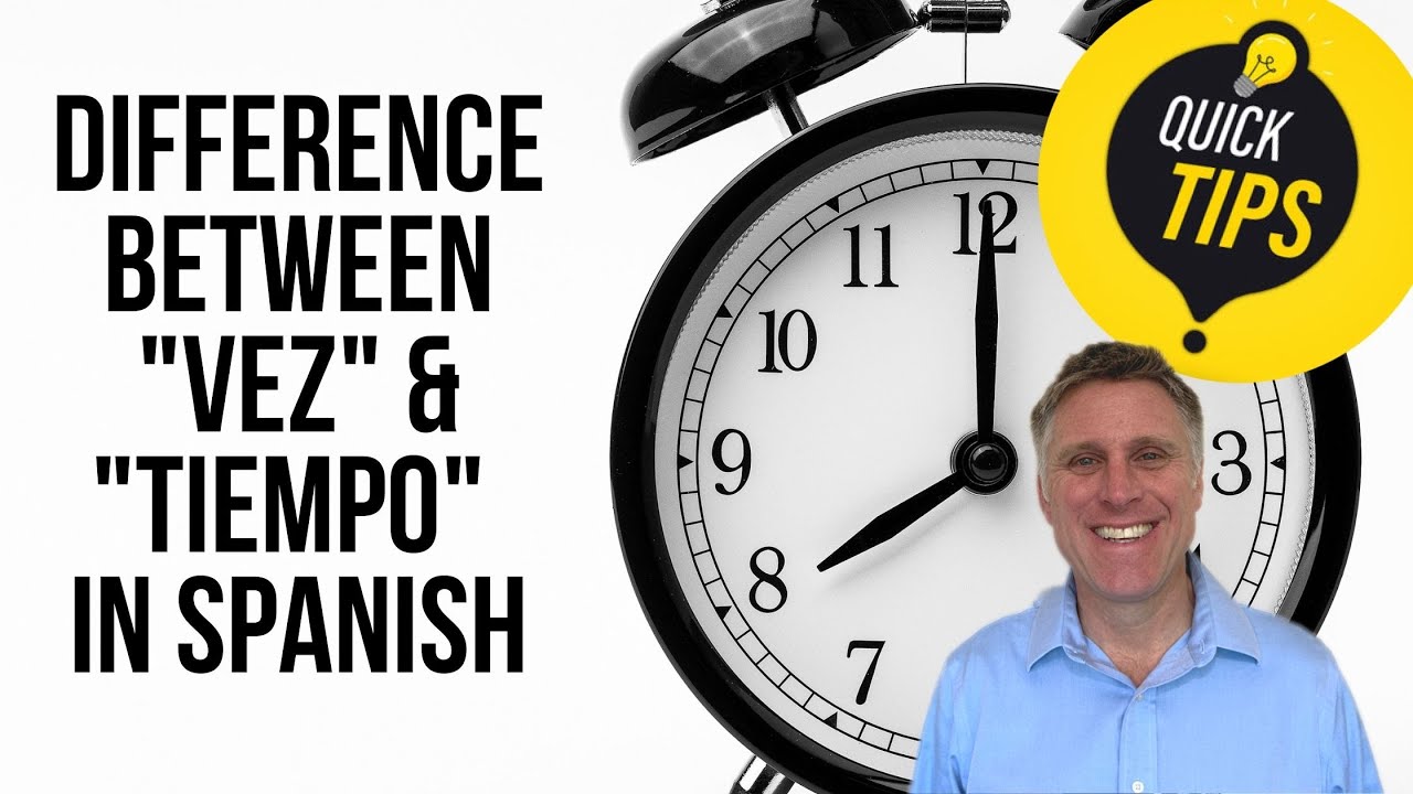 Medical Spanish Quick Tip 6 Difference between vez & tiempo in Spanish