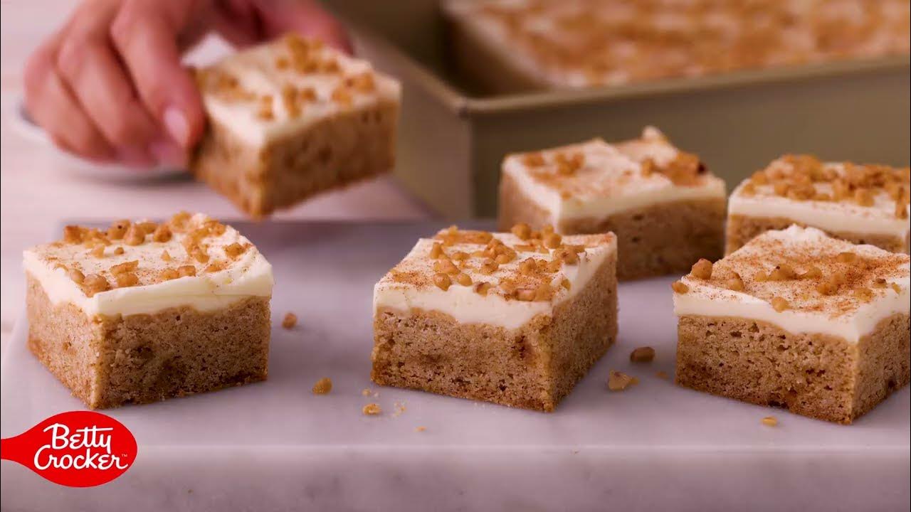 Snickerdoodle Toffee Cake Mix Cookie Bars Betty Crocker YouTube