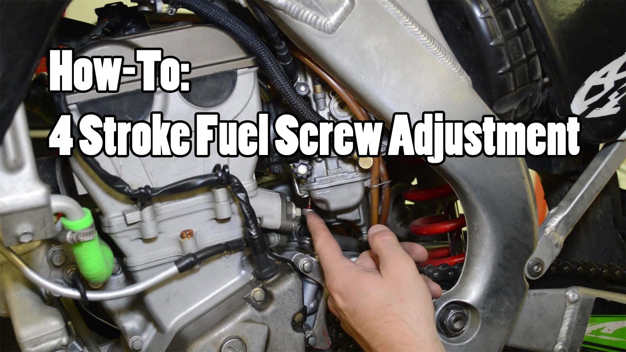 Pilot & Idle Screw Adjustment Explained