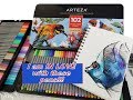 Sketchbook Watercolor & Markers Painting | ARTEZA Fineliner Pen Review