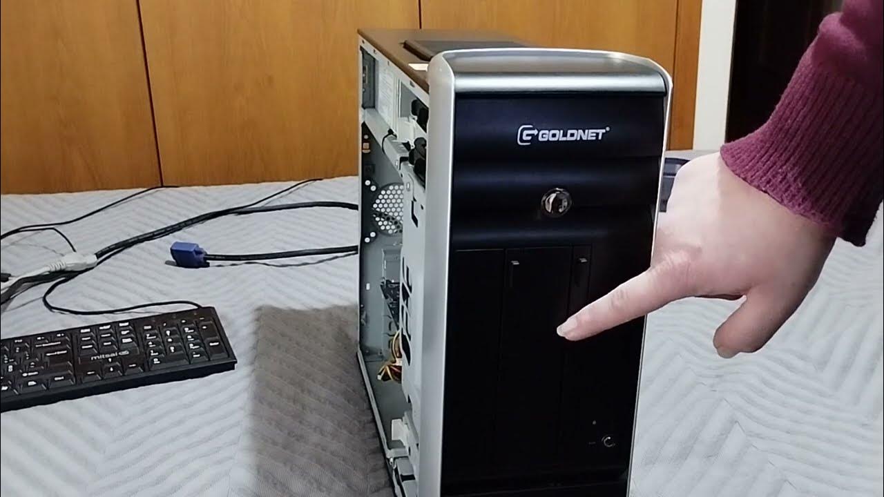 core 2 computer with unique pc case and suprise inside? - YouTube