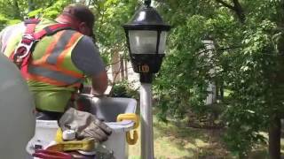 Installing New LED Streetlights with Public Works