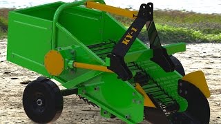 Картофелекопалка КУ 1, Картоплекопач КУ 1, ДТЗ 1Т, Potato digger.