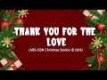 ABS-CBN Christmas Station ID 2015 &quot;Thank you for the Love&quot; (Lyrics)