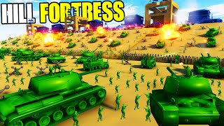 Full-Scale Green ARMY MEN Invasion of HILL FORTRESS... - Attack on Toys screenshot 4