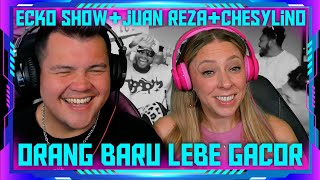 Download Lagu Reaction to ORANG BARU LEBE GACOR | ECKO SHOW, JUAN REZA, CHESYLINO | THE WOLF HUNTERZ Jon and Dolly MP3