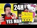 HUBY DIT OUI À TOUT PENDANT 24H - YES MAN CHALLENGE