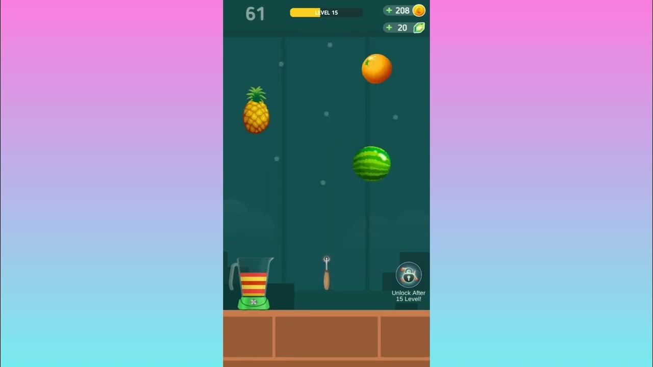 Fruit Cut game play video 🙏 YouTube