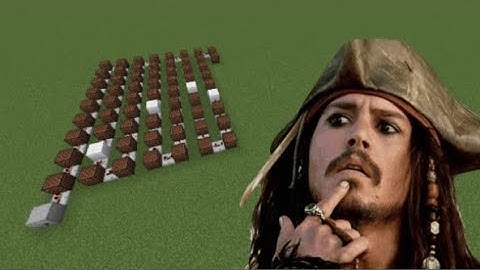 Pirates of the Caribbean Theme | Minecraft note blocks