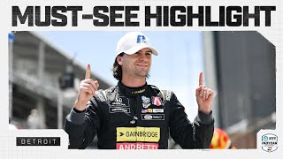 Colton Herta Cruises To First Pole Of Season On Streets Of Detroit | Indycar