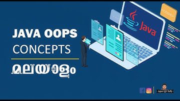 OOP Concepts in Java | Class and Objects| Java Programming Malayalam Tutorial | Selenium Java -Part4