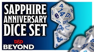 D&D Sapphire Anniversary Dice Set