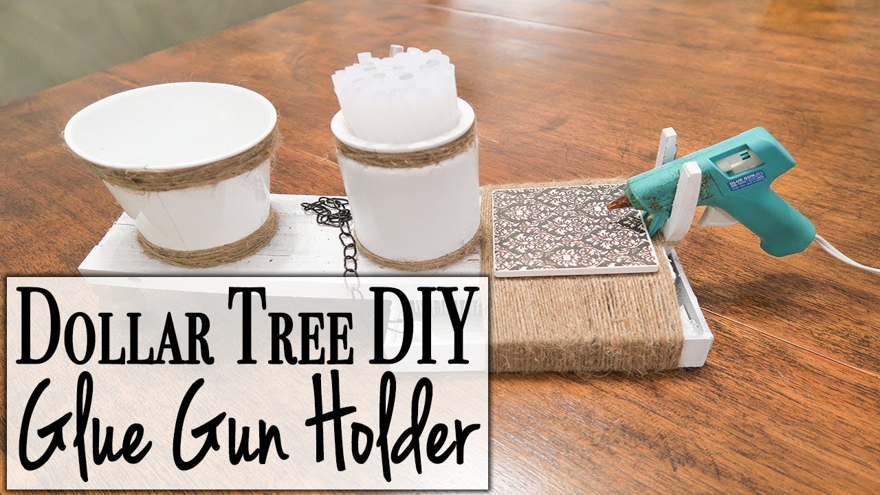 DIY Hot Glue Gun Holder - The Shabby Tree
