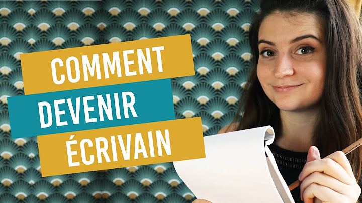 COMMENT DEVENIR ÉCRIVAIN  : Mes études, mon parcours