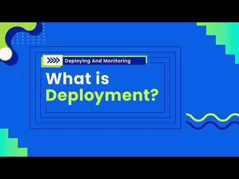 1.  What is Deployment? | Module 6 - Deploying and Monitoring