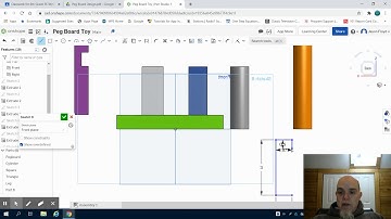 Grade 6 Pegboard Toy Project Part 4-  PLTW using OnShape (Design and Modeling)