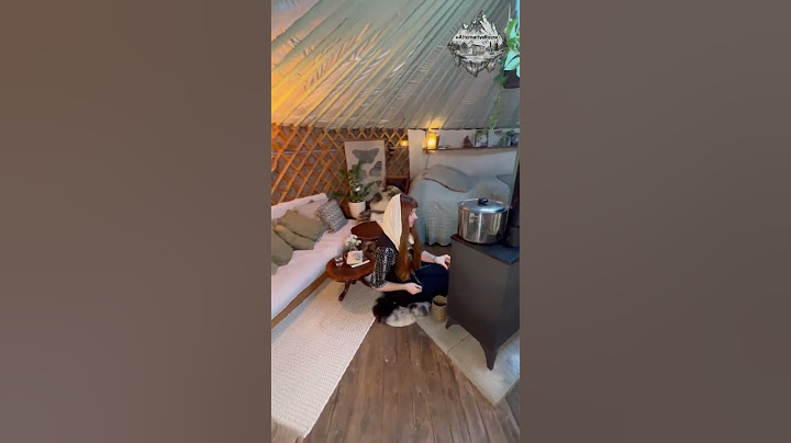 How to live in a yurt in the north?