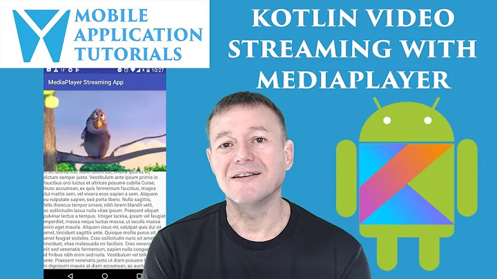 Kotlin android development tutorial: video streaming using MediaPlayer with SurfaceView