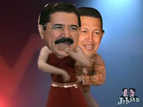 Mel Zelaya y Hugo Chavez