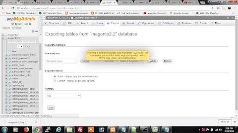 how to fix max input vars in mysql