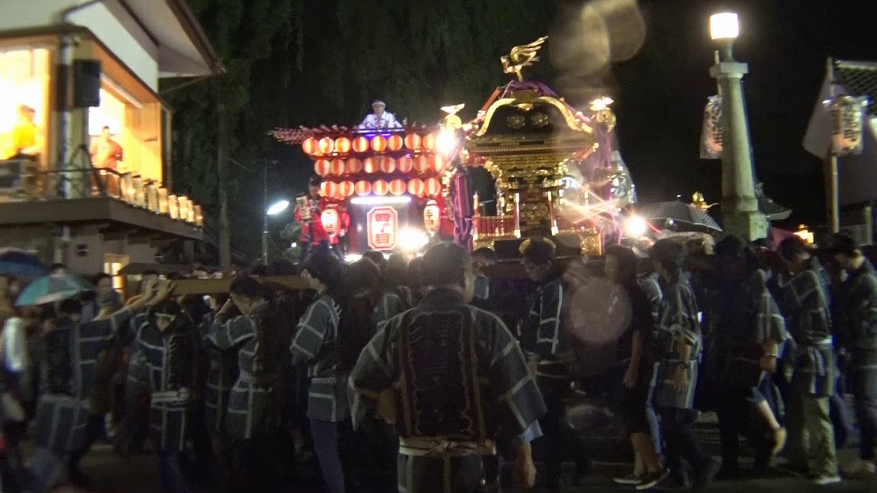 全町の神輿をお見せします！　須賀川秋まつり2018　笠揃えから神輿パレードへ　神炊館神社