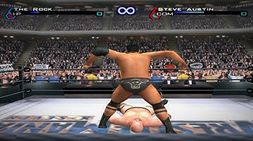 The Rock vs. Stone Cold Steve Austin | WWF SmackDown! Just Bring It | I QUIT Match