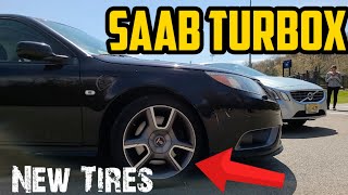 My Rare 2008 Saab 9 3 TurboX is now Completed with New Tires! #savesaab