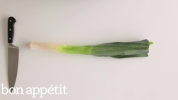 How to Trim, Halve, and Wash Leeks