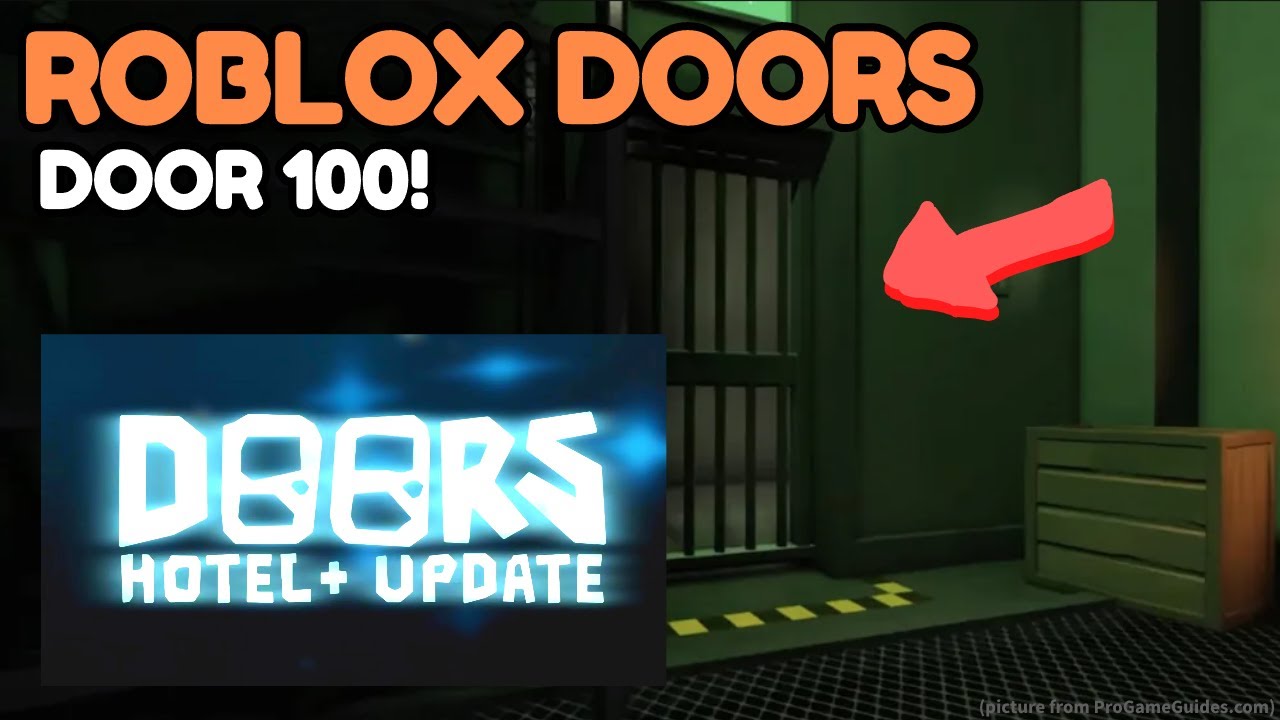 First Time *Almost* Beating ROBLOX DOORS DOOR 100! (Hotel+ Update