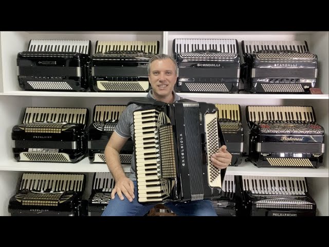 Acordeon Excelsiola 714 S - Quarta Oitavada 49 cm - Jeferson