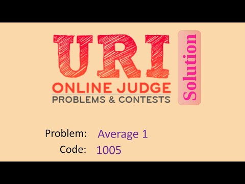 URI online judge 1005 solution (Bangla) | Average 1 | URI Beginner series