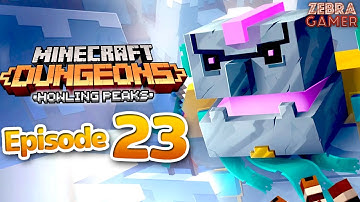 Minecraft Dungeons Gameplay Walkthrough Part 23 - Gale Sanctum! Tempest Golem Boss!