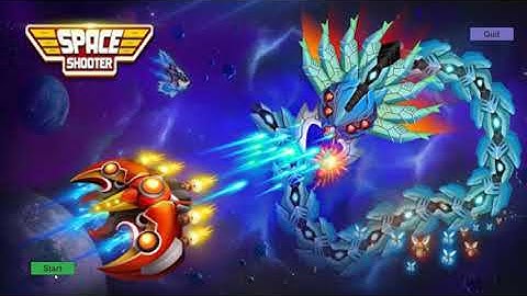 Space shooter 2D Gameplay | Unity Game Engine