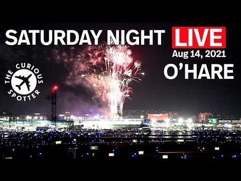 SATURDAY NIGHT 🔴 LIVE from the MAGICAL CHICAGO O'HARE. FIREWORKS INCLUDED!