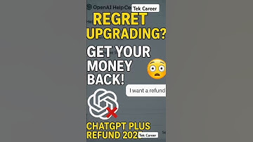 Cancel ChatGpt Plus Subscription |Get ChatGpt Plus  Refund 2025 | How to Get a ChatGPT Plus Refund