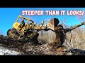 Clearing a Hillside with the Cat 977! ( Then I Broke it!)