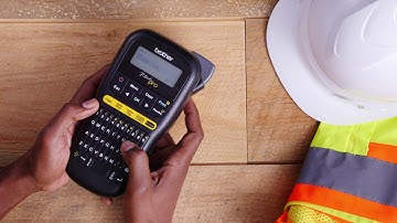 The P-touch Pro Makes It Easy to Create Just the Right Labels for Workspace Needs