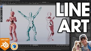 LINE ART From Your Blender Models