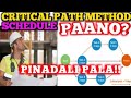 PAANO ANG PAG COMPUTE NG CRITICAL PATH GAMIT ANG CRITICAL PATH METHOD ( CPM )