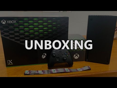 UNBOXING DO XBOX SERIES X