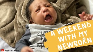 MOST REALISTIC DAY IN THE LIFE W/ NEWBORN| MOMVLOG2