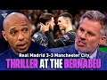 Thierry henry micah  carragher react to real madrid 33 man city  ucl today  cbs sports golazo